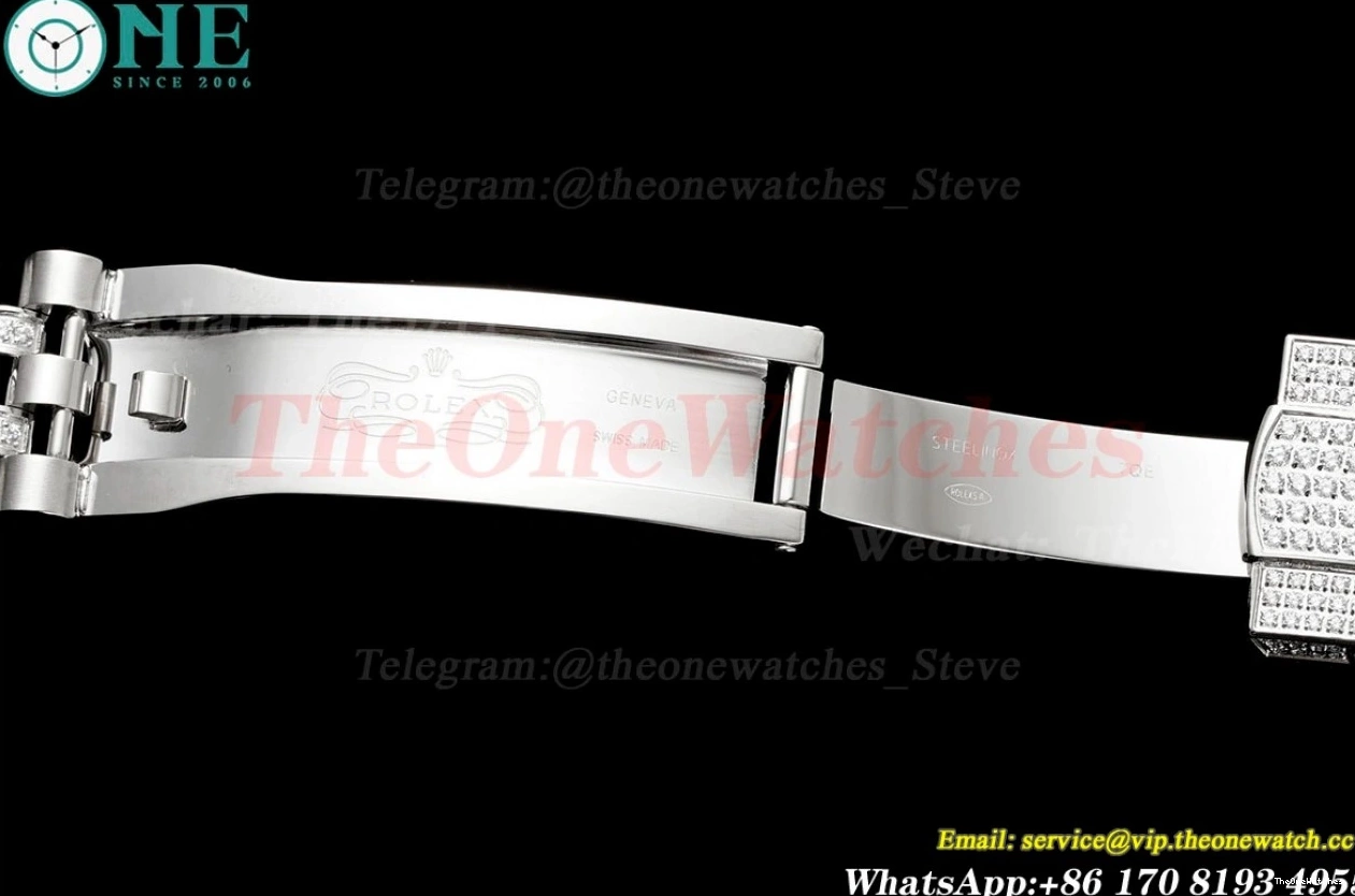 Datejust Full Dia A2824 Arabic 41mm SS Diamonds SS GMF 904L 0227